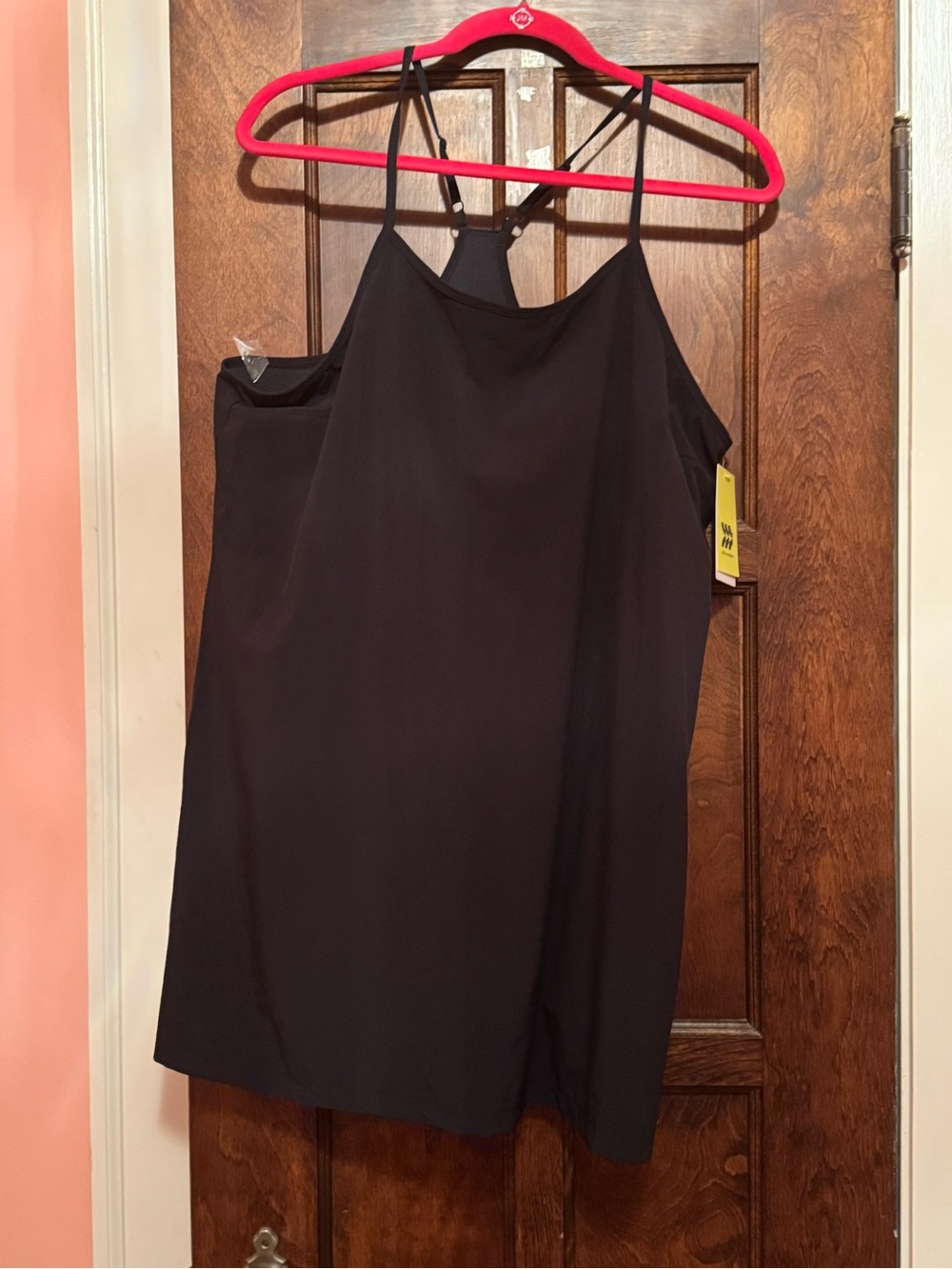 all in motion Black Sleeveless Strappy athletic Tank Dress